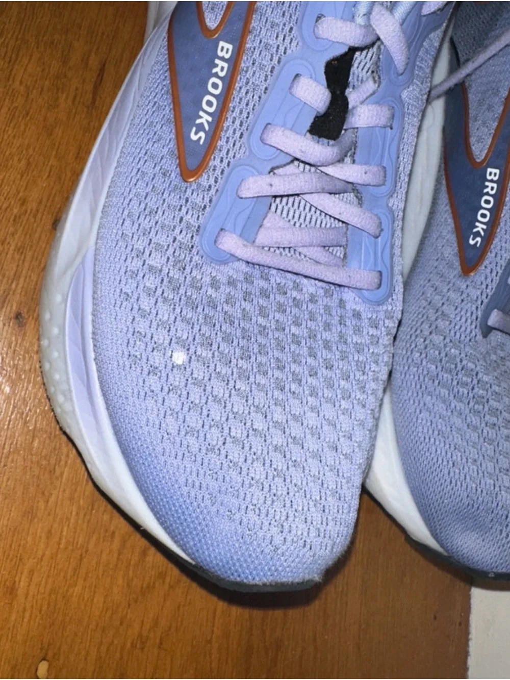 Brooks breathable mesh